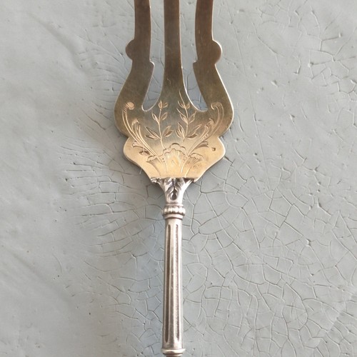 Silber vorlegegabel zinkig - silber,
