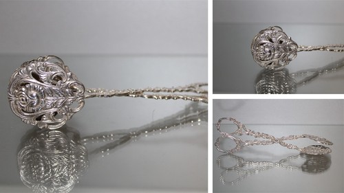 Gebäckzange 800er silber - 800er,