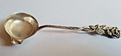 Sahnelöffel 835er silber - sahnelöffel,