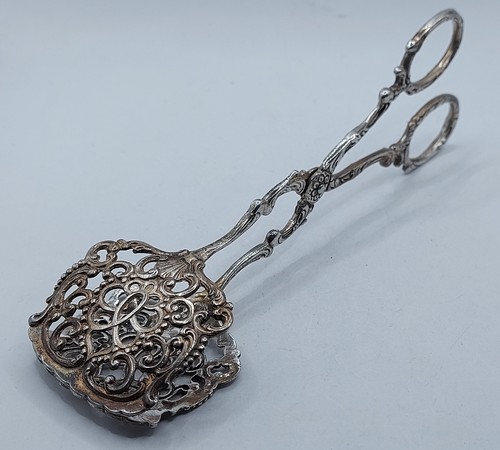 Alte 800 silber gebäckzange - silber,