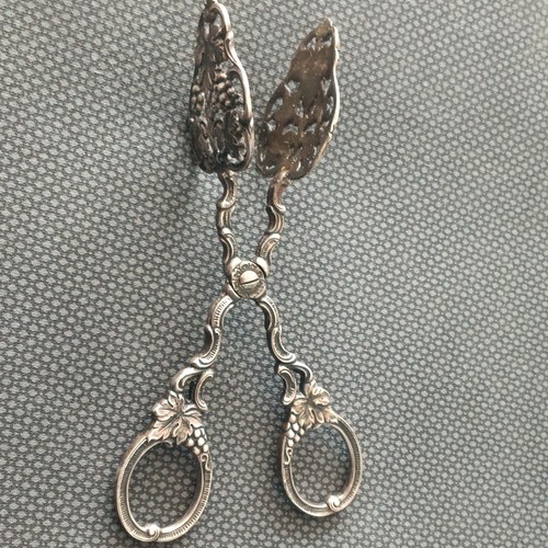 Zuckerzange aus silber klein - aus, silber,