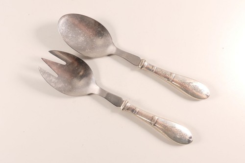 Silber 826 salatbesteck - silber,